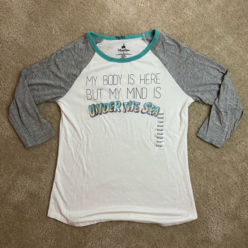 Disney Little Mermaid Under the Sea Baseball Tee